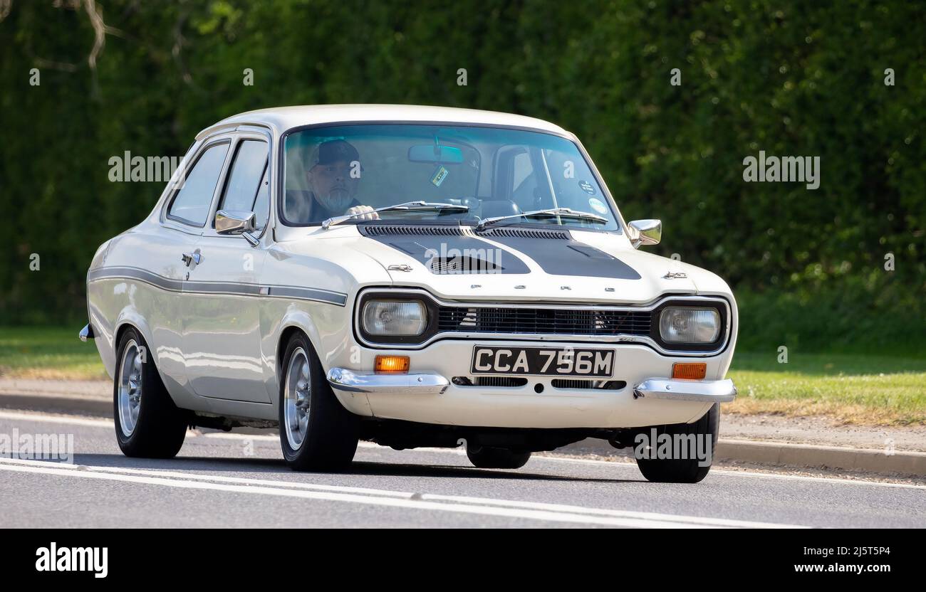 1973 Ford Escort Mk1 3400 ccm Motor Stockfoto