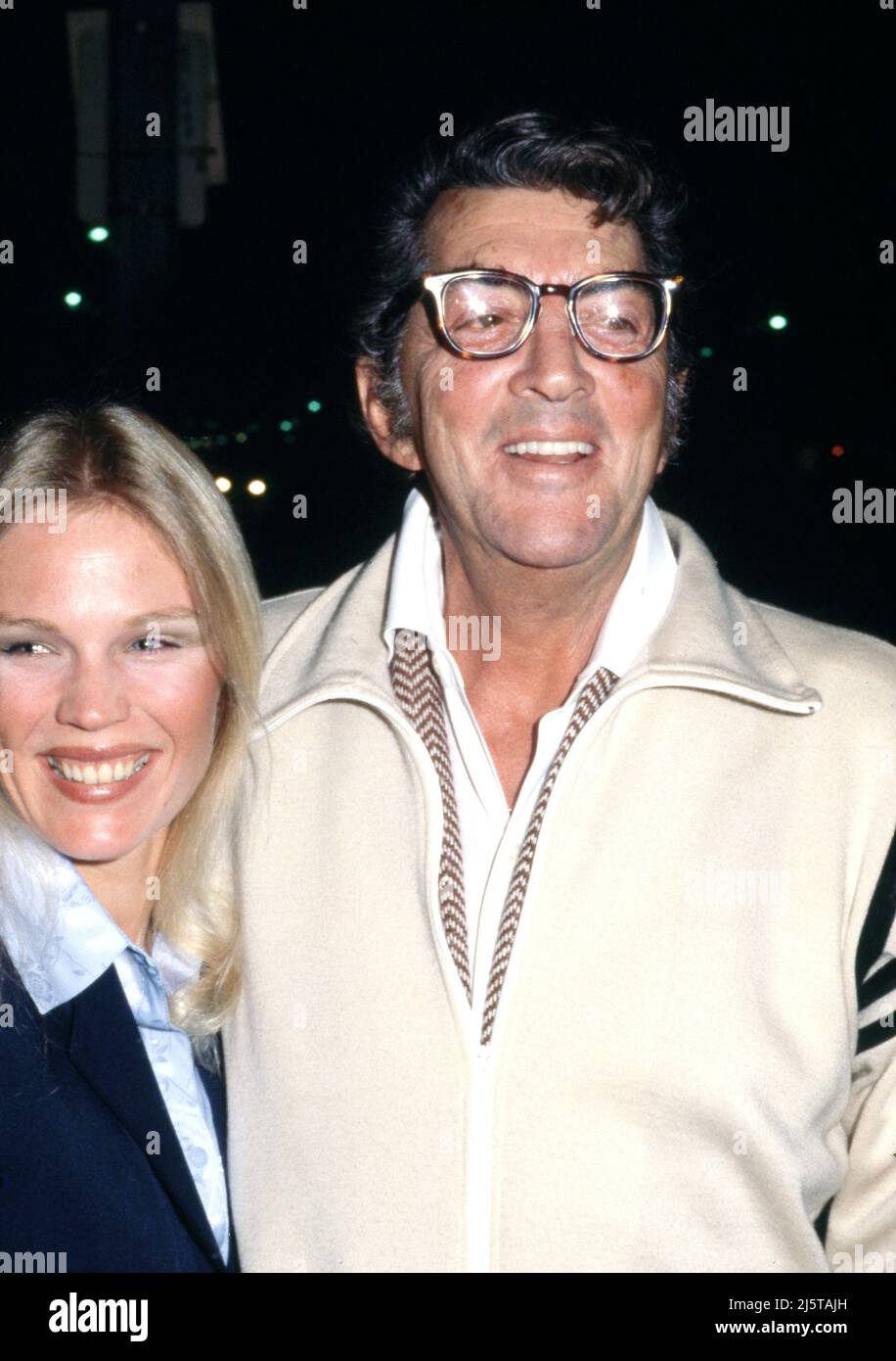 Dean Martin und Joni Anderson 1979 Quelle: Ralph Dominguez/MediaPunch Stockfoto