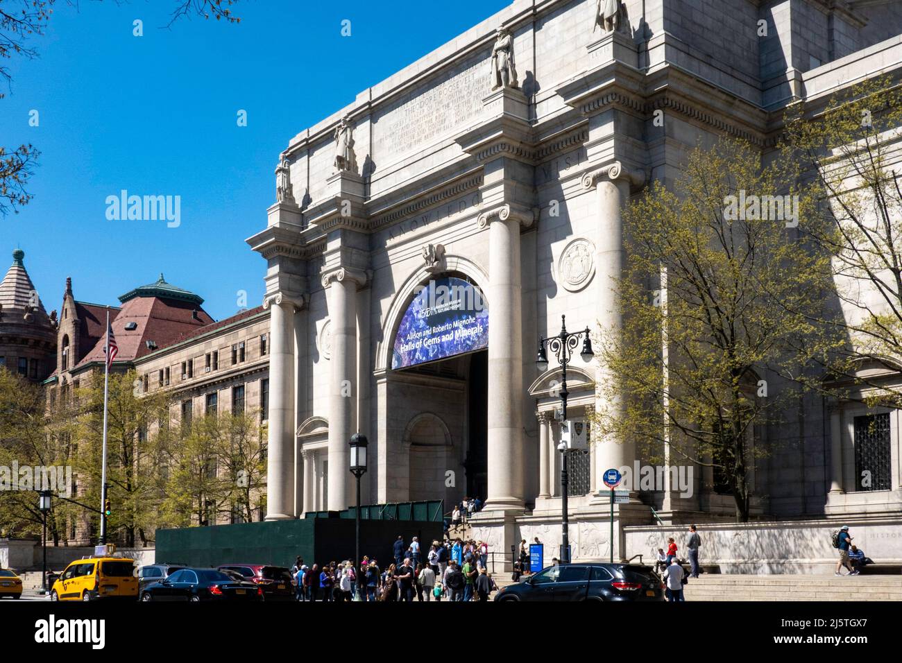 Eingang zum American Museum of Natural History nach Entfernung der Reiterstatue von Theodore Roosevelt, New York City, USA 2022 Stockfoto