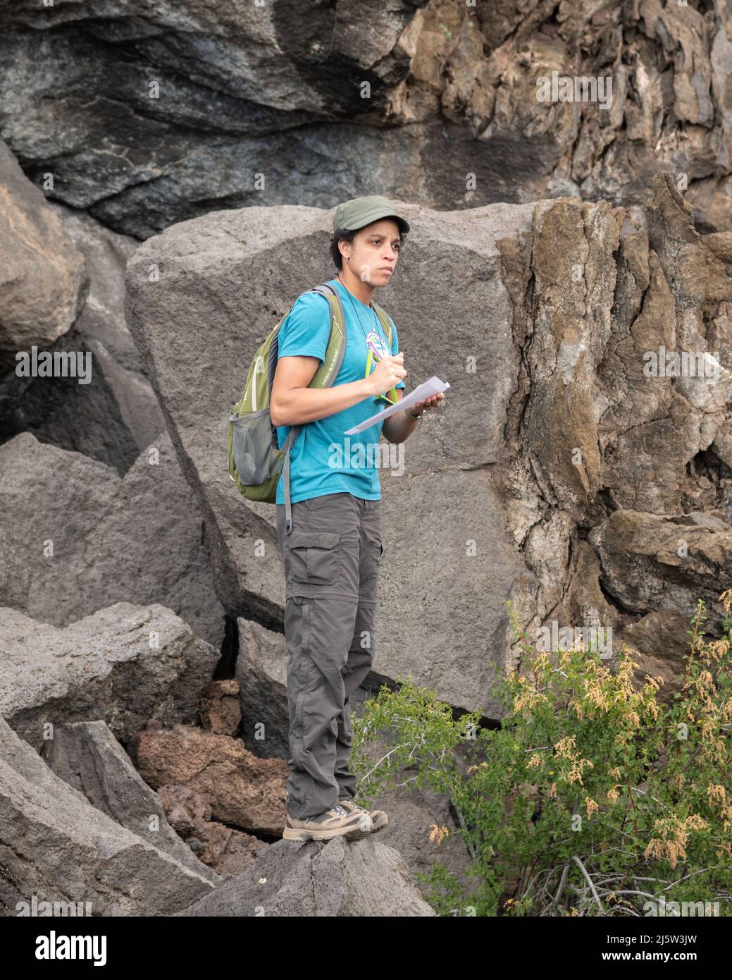 FOTODATUM: 09-15-19 ORT: Flagstaff, Arizona THEMA: Fotografische Abdeckung der ASCAN-Klasse 2017 (Gruppe 22) Geologie-Training in Arizona, Tag der ASCAN-GEOLOGIE-FELDEINWEISUNG. FOTOGRAF: BILL STAFFORD Stockfoto