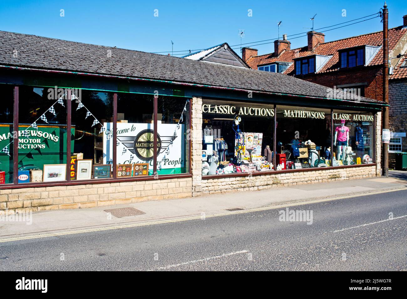 Mathewsons Motorauktionen, Bangers und Cash tv-Serien, Thornton Le Dale, North Yorkshire, England Stockfoto
