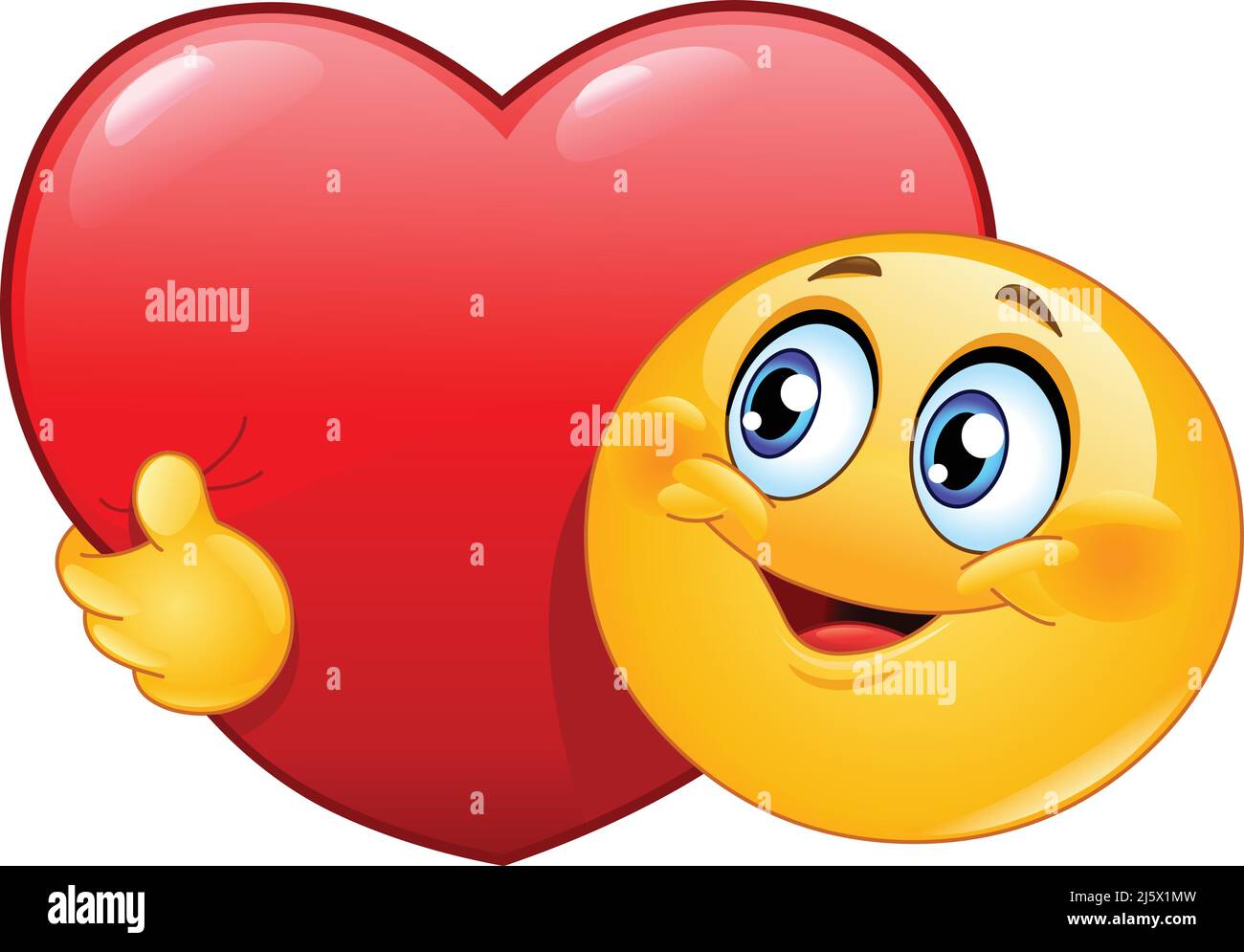 Umarmung gesicht emoji Stock-Vektorgrafiken kaufen - Alamy