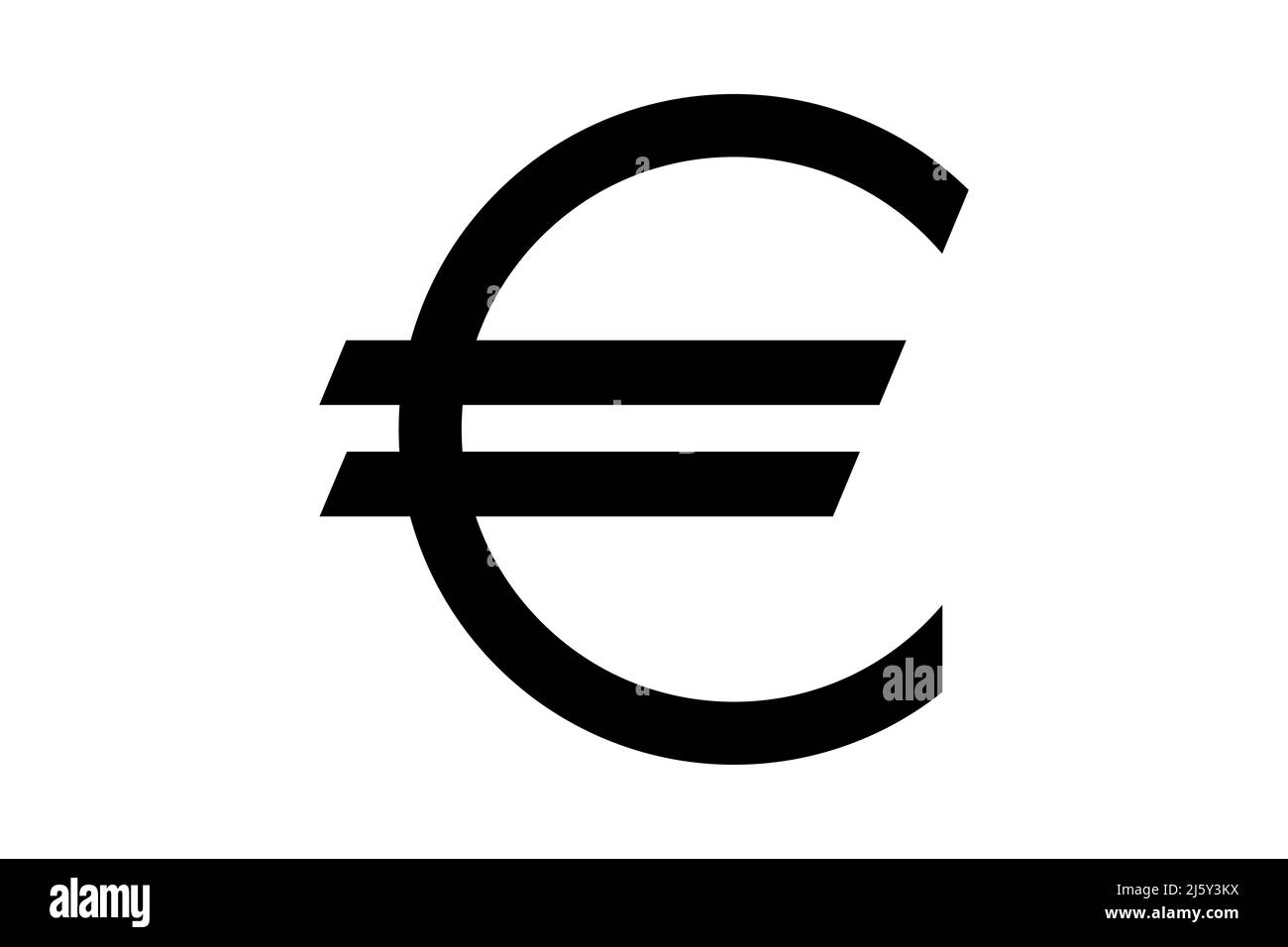Euro Icon Symbol einfaches Design Stock Vektor