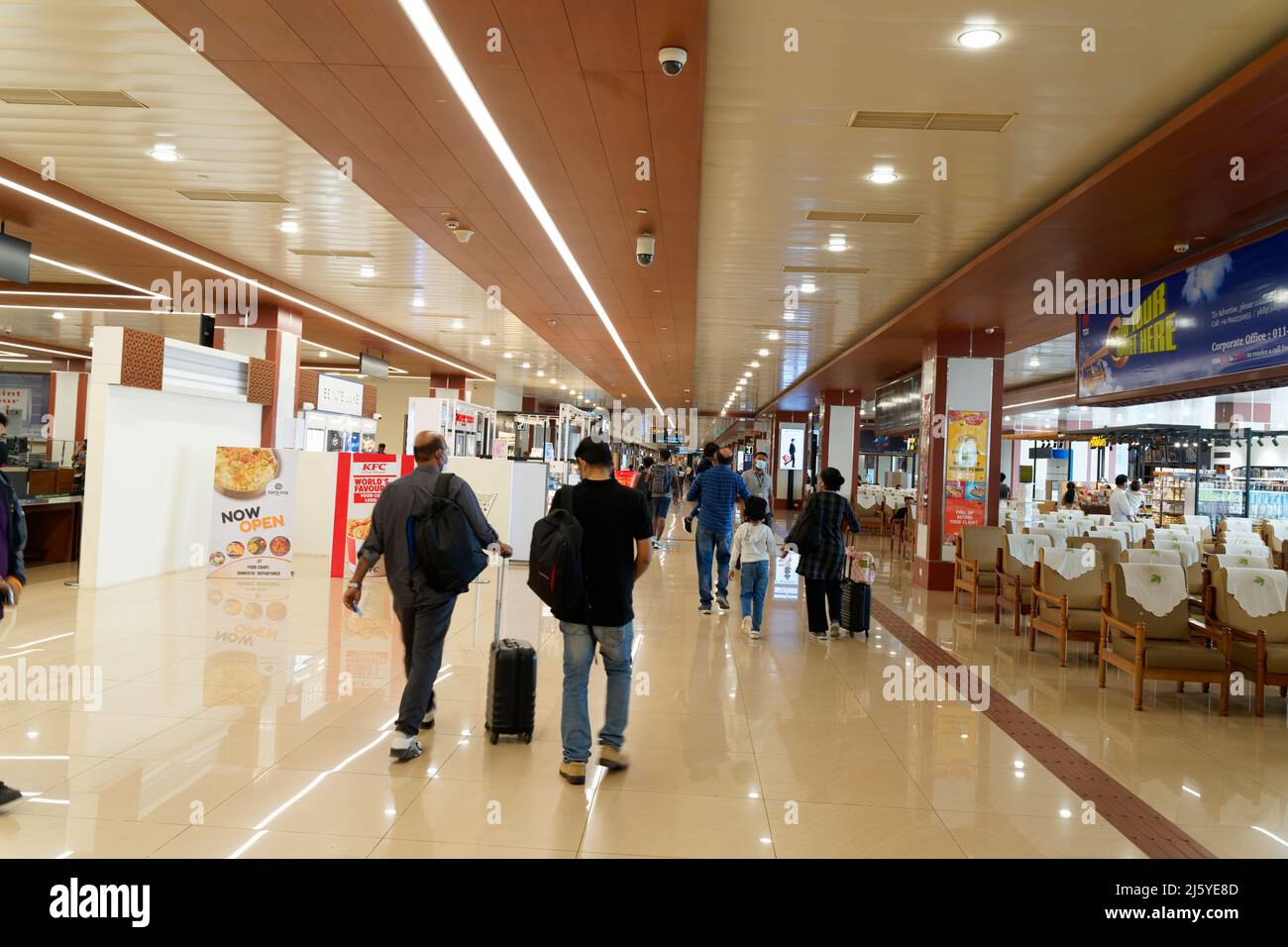 Cochin Flughafen, Kerla, Indien. Stockfoto