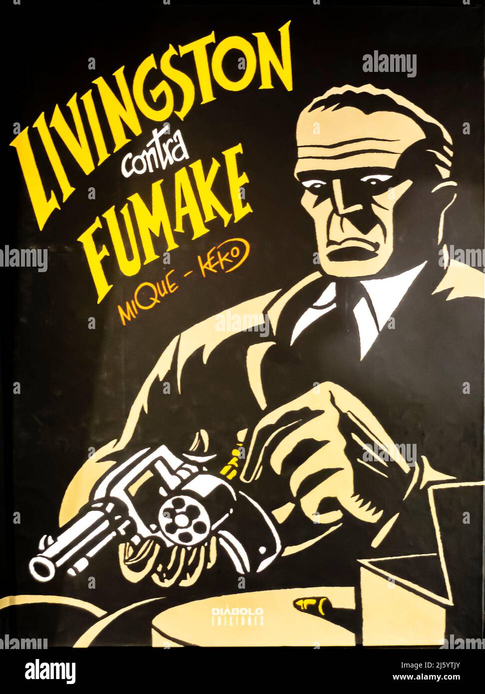 Universal Comics LIVINGSTONE CONTRA FUMAKE. Comic-Hardcover. 2011 Stockfoto