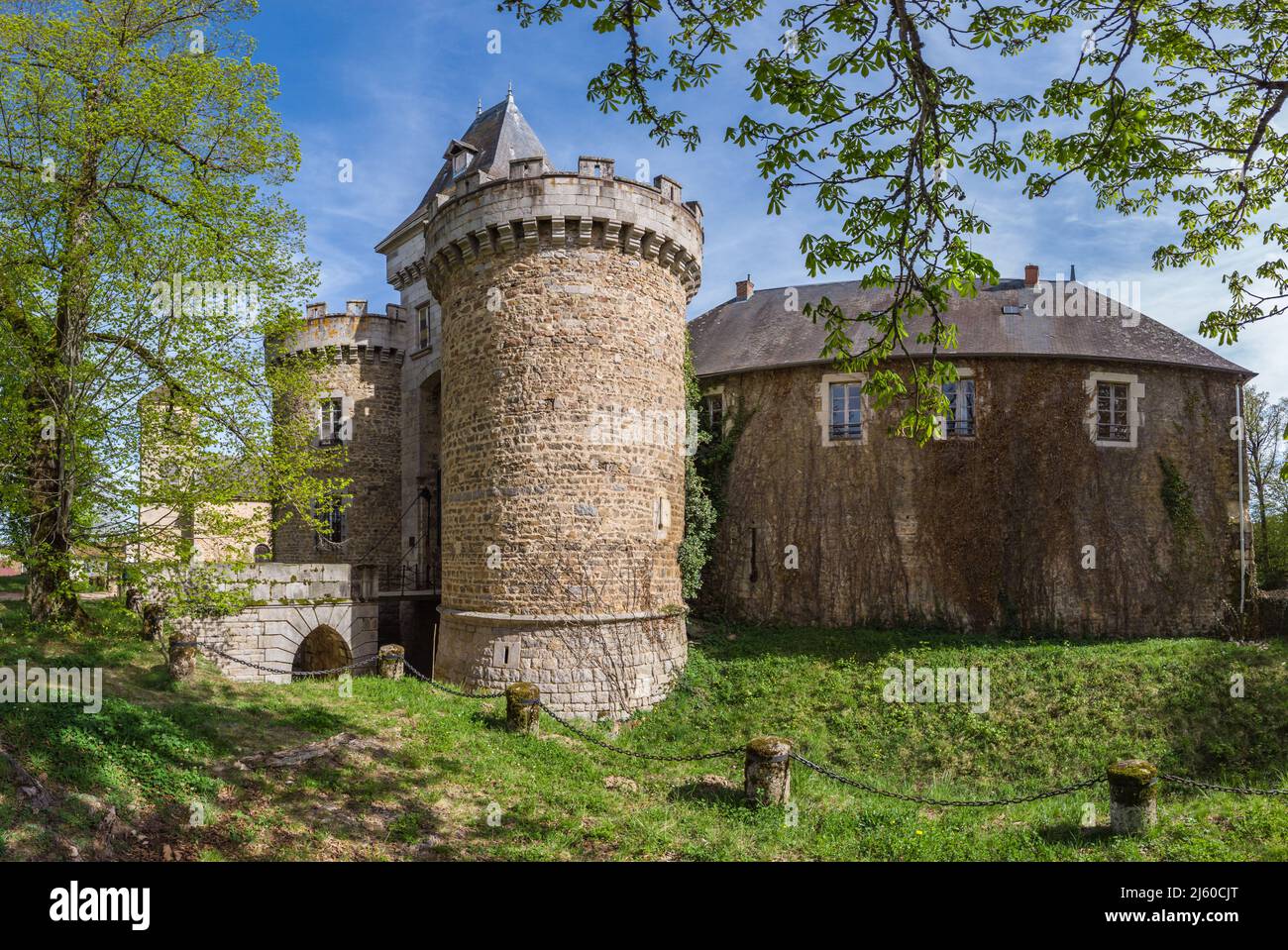 Vue panoramique du château fort Stockfoto
