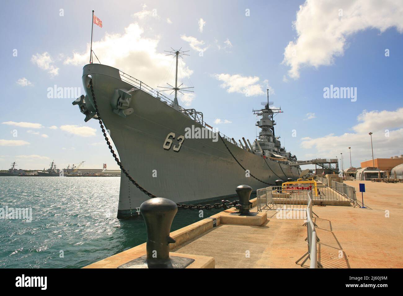 USS Missouri, Pearl Harbor, Hawaii Stockfoto