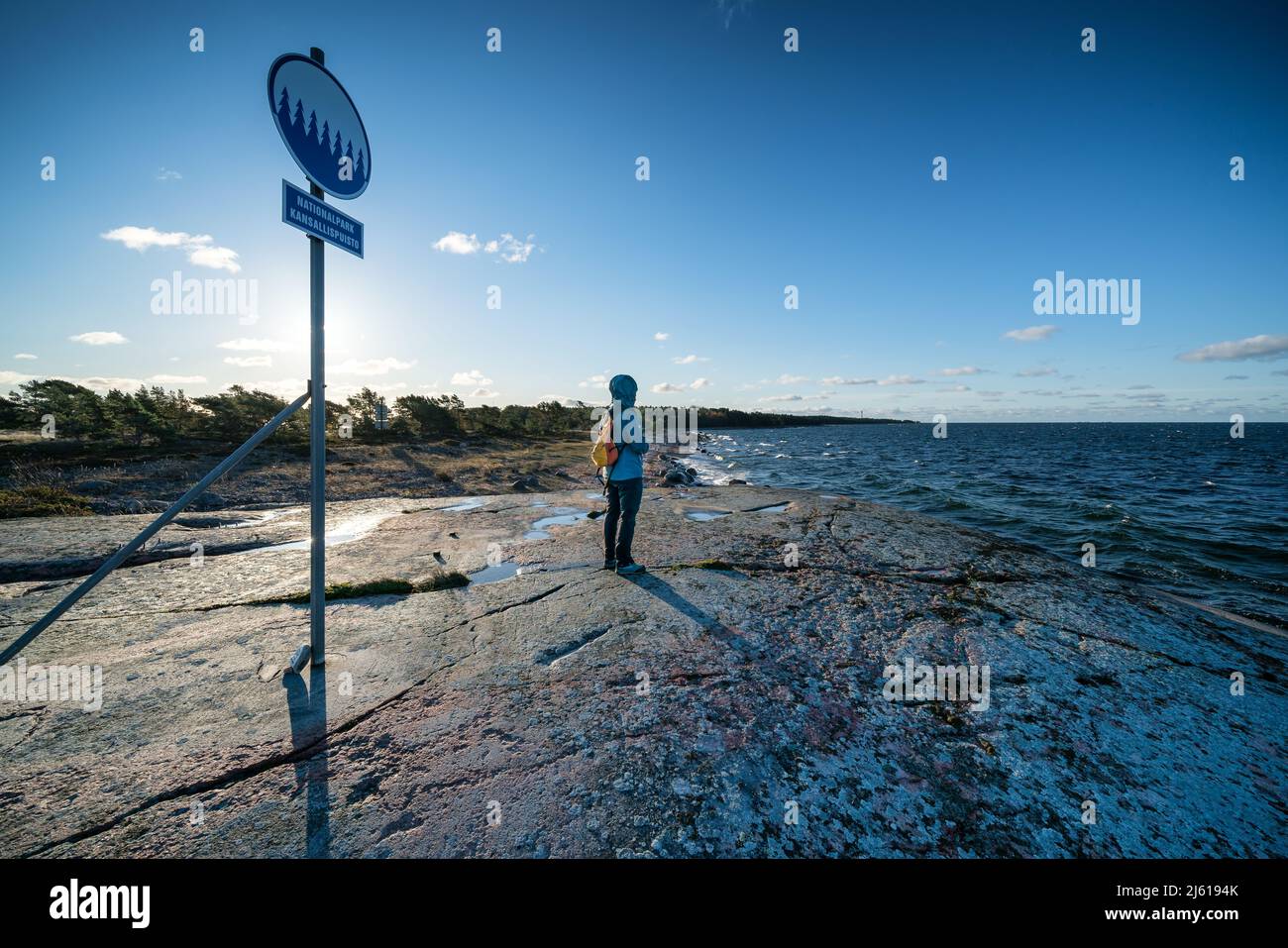 Sonniger Tag auf der Insel Örö, Kemiönsaari, Finnland Stockfoto