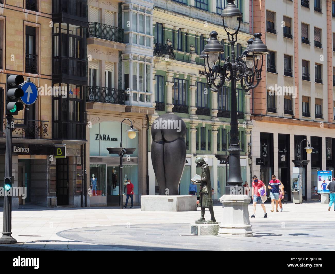 Oviedo, Hauptstadt von Asturien, mit einer schönen Altstadt. Spanien. Stockfoto