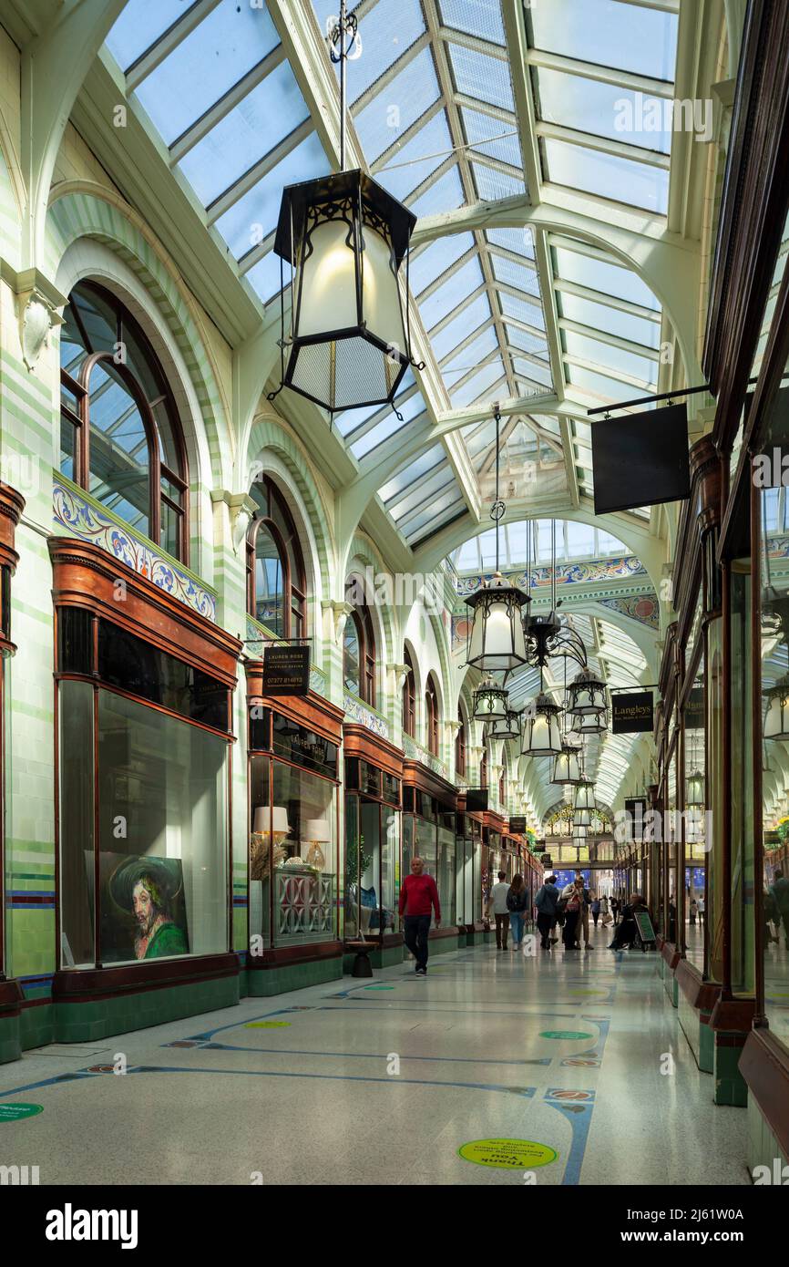 Royal Arcade in Norwich, Norfolk, England. Stockfoto