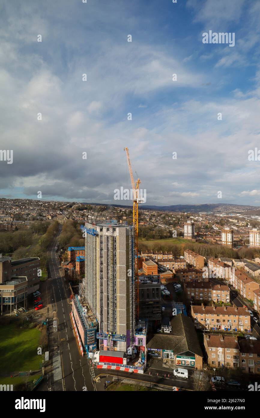 Skyline der Stadt Sheffield South Yorkshire England Stockfoto