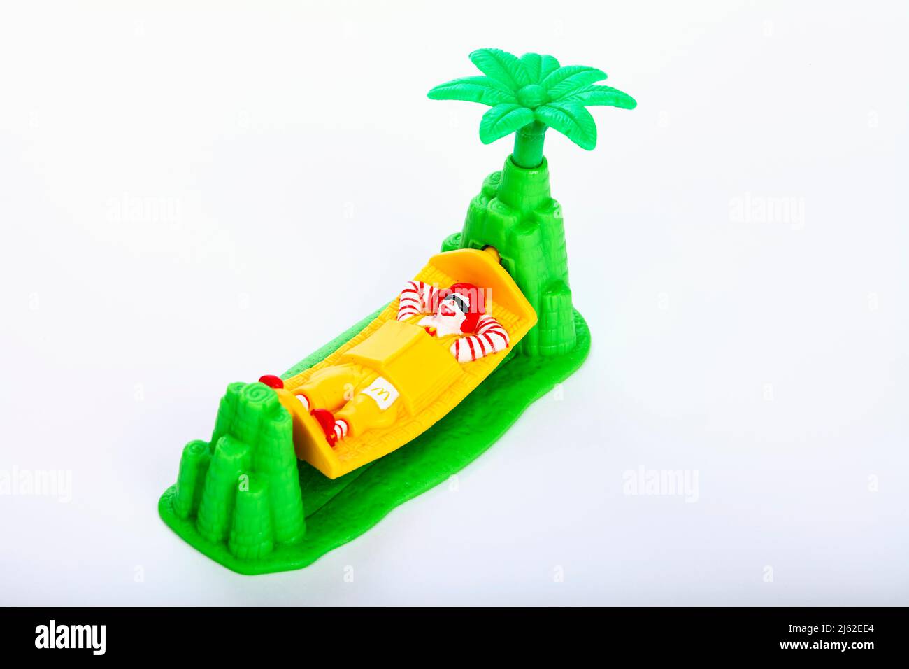 McDonalds Sammlerspielzeug für Kinder, kostenlos mit Happy Meal Stockfoto