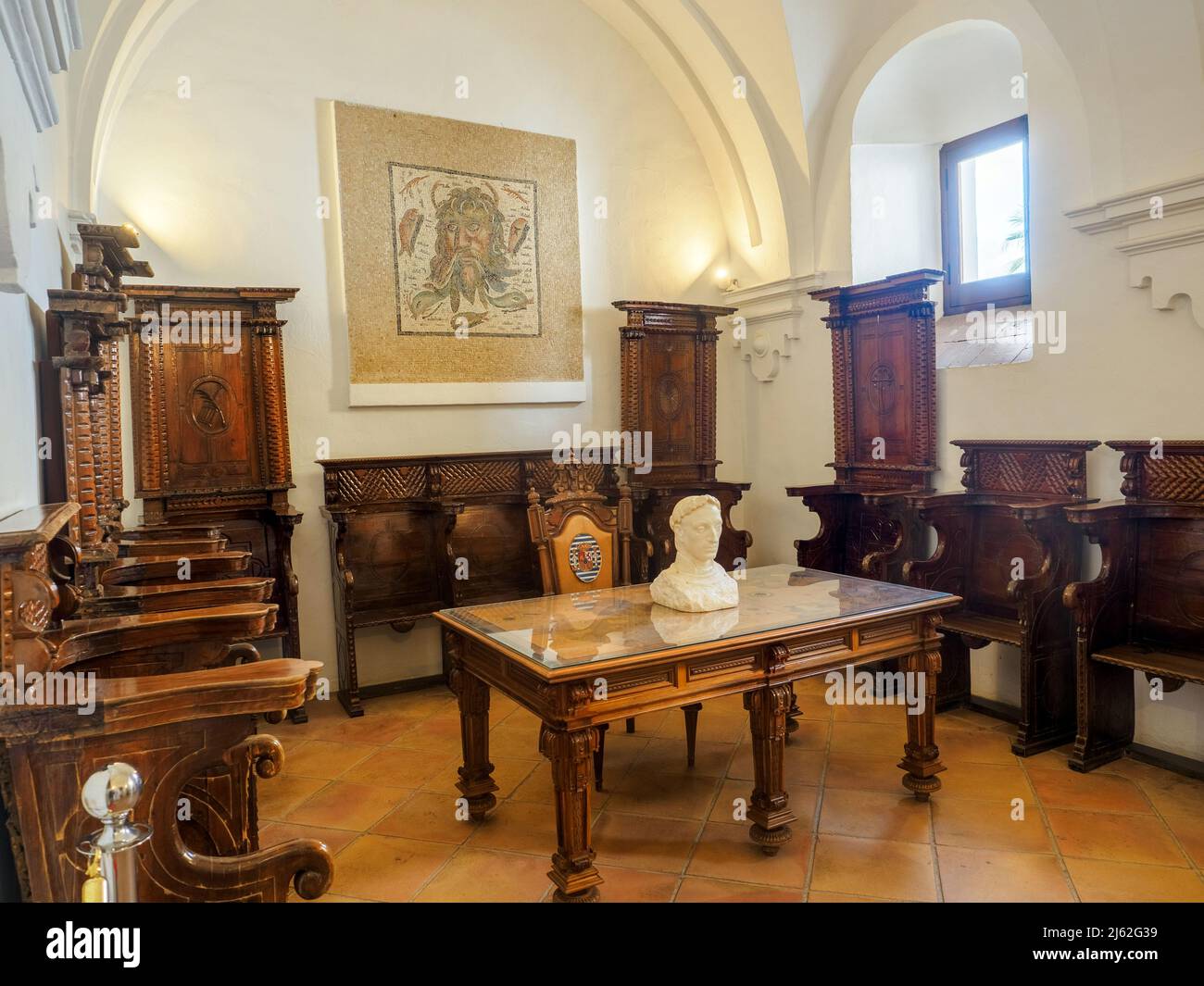 Alcazar de los Reyes Cristianos - Cordoba, Spanien Stockfoto