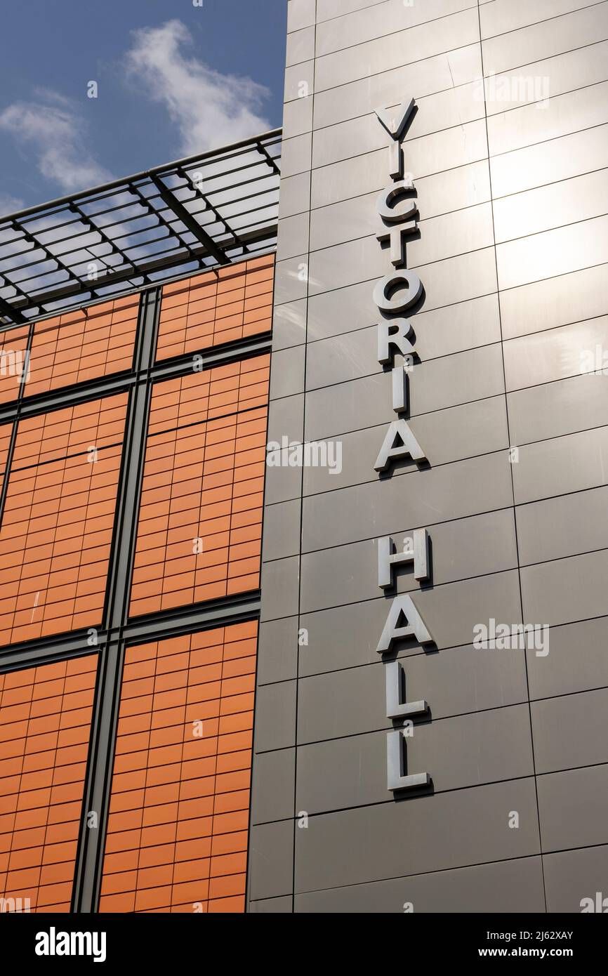 Hanley-Stoke-on-Trent, Staffordshire-Großbritannien April 21,2022 Victoria Hall Hanley wurde 1888 eröffnet und ist ein Konzertsaal Stockfoto