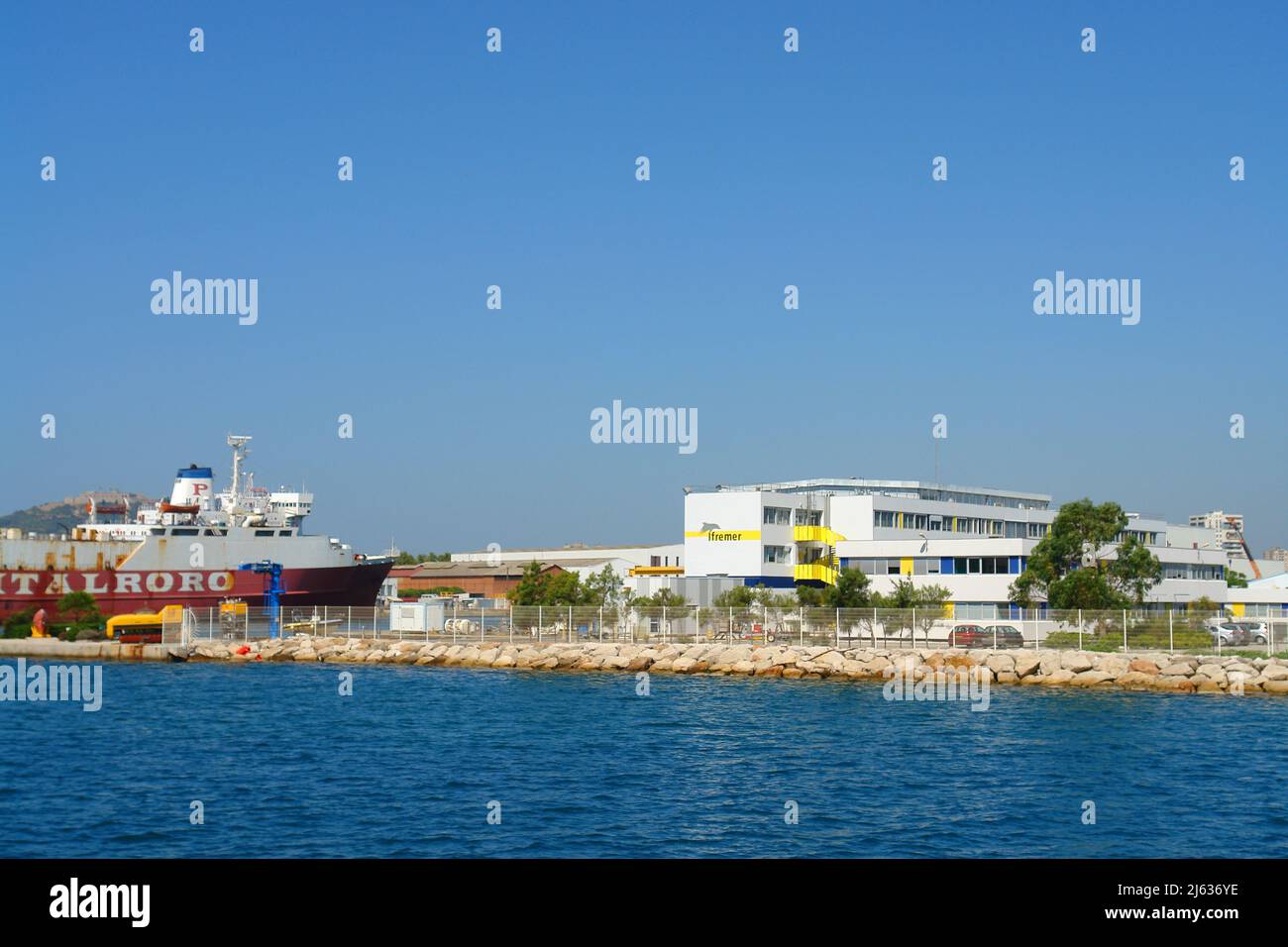 Französisches Forschungsinstitut für die Ausbeutung des Meeres in La Seyne Stockfoto