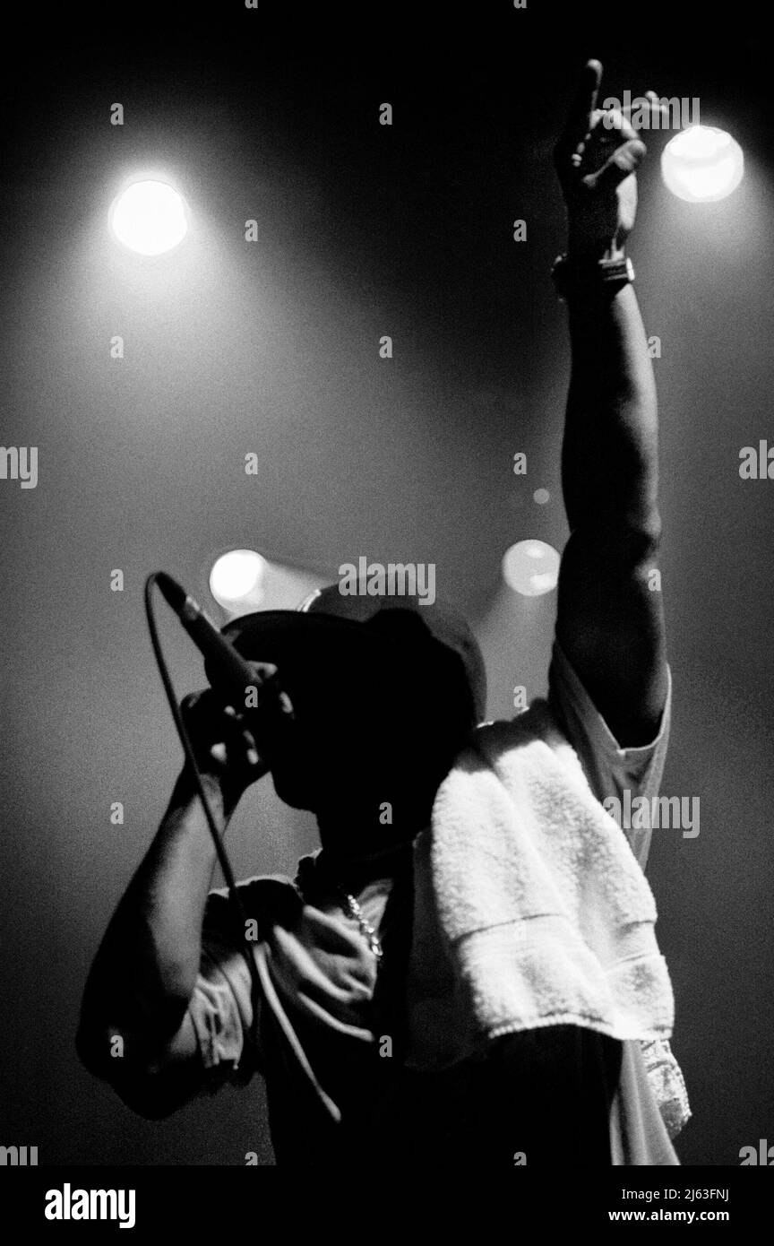 Roots Manuva, V2005, Hylands Park, Chelmsford, Essex, Großbritannien - 21. August 2005 Stockfoto