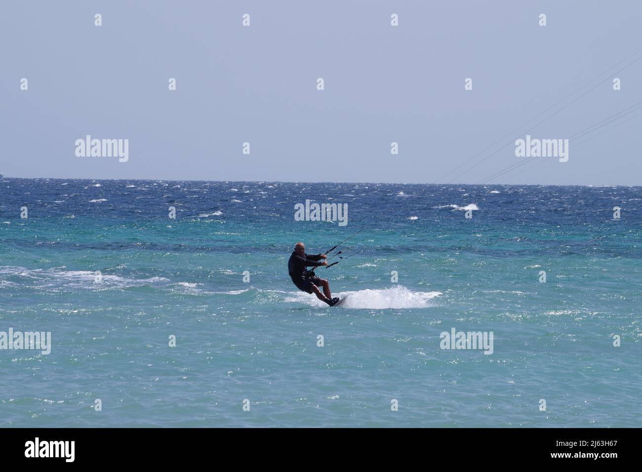 Kiteboarding, Soma Bay, Safaga, Rotes Meer Stockfoto