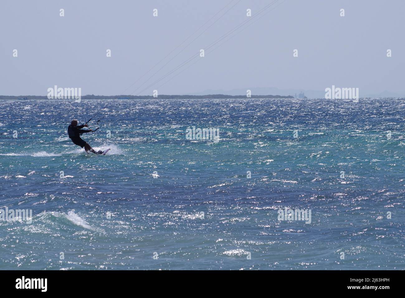 Kiteboarding, Soma Bay, Safaga, Rotes Meer Stockfoto