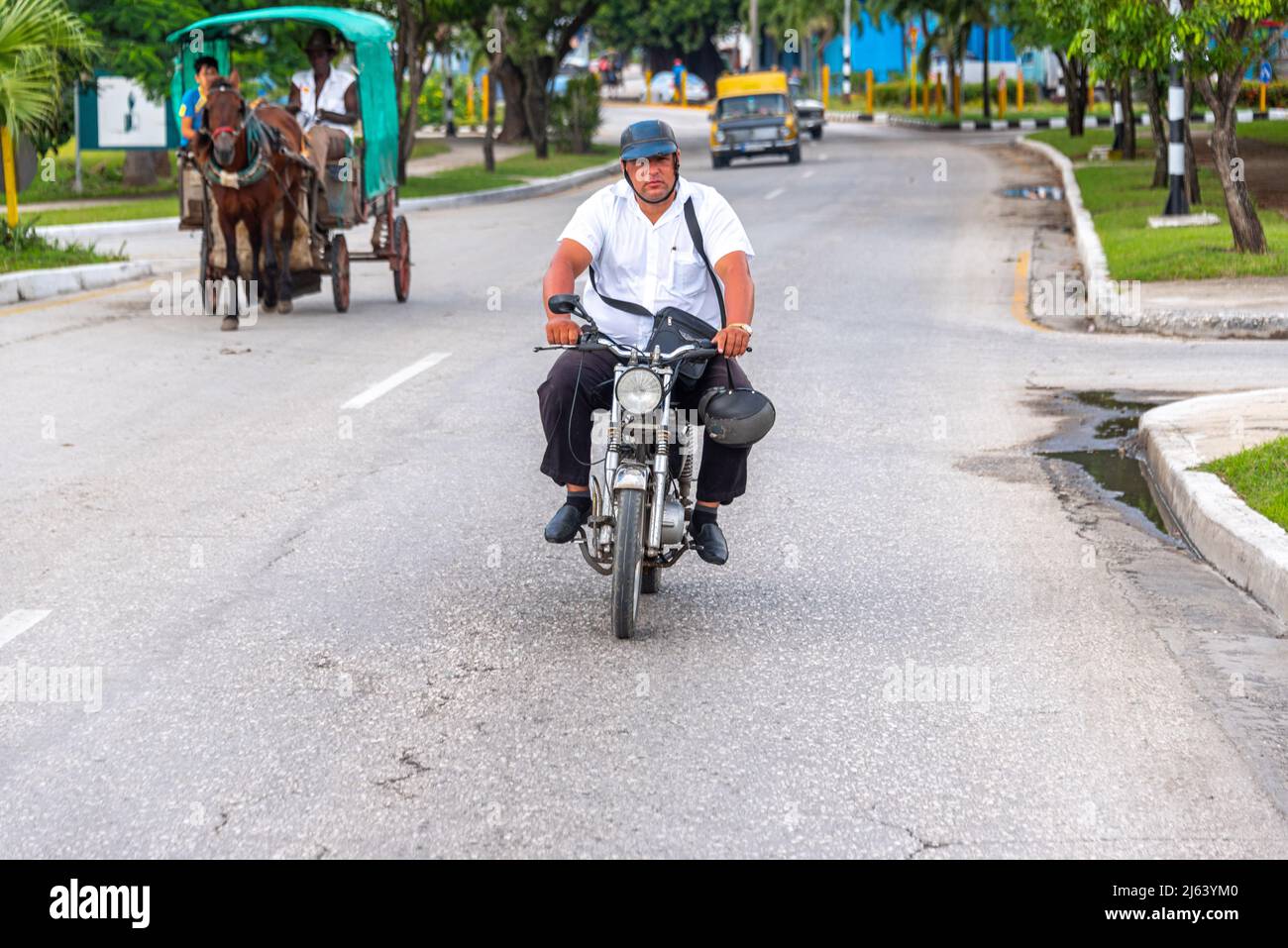 Transport tägliche Lebensweise in Kuba, 2016 Stockfoto