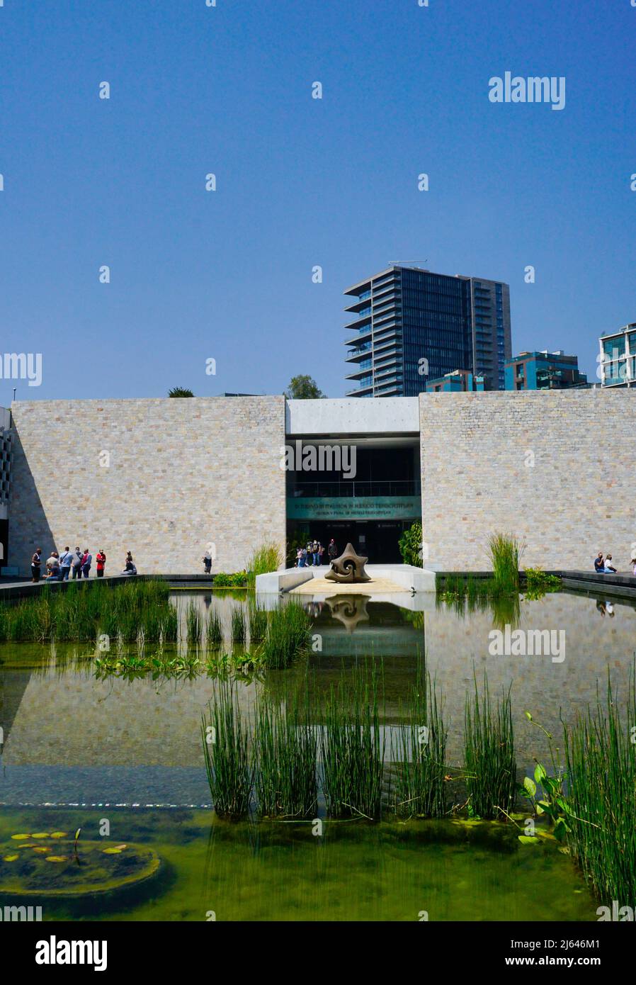 Nationales Anthropologiemuseum, Chapultepec Park, Mexiko-Stadt, Mexiko Stockfoto