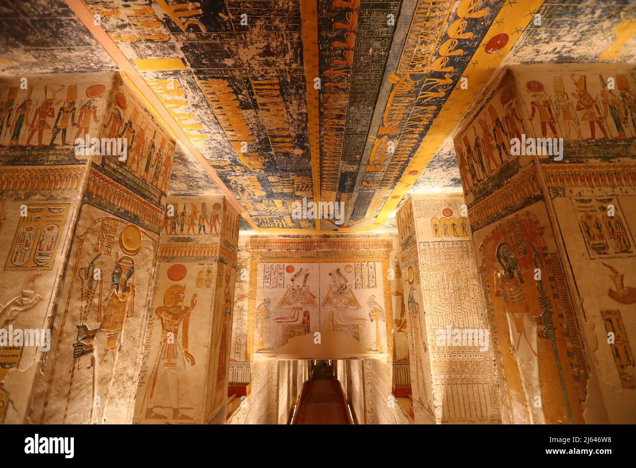 Luxor, Ägypten. 27. April 2022. Das am 26. April 2022 aufgenommene Foto