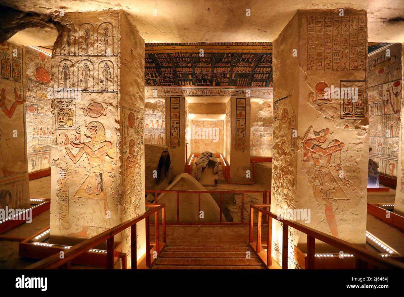 Luxor, Ägypten. 27. April 2022. Das am 26. April 2022 aufgenommene Foto