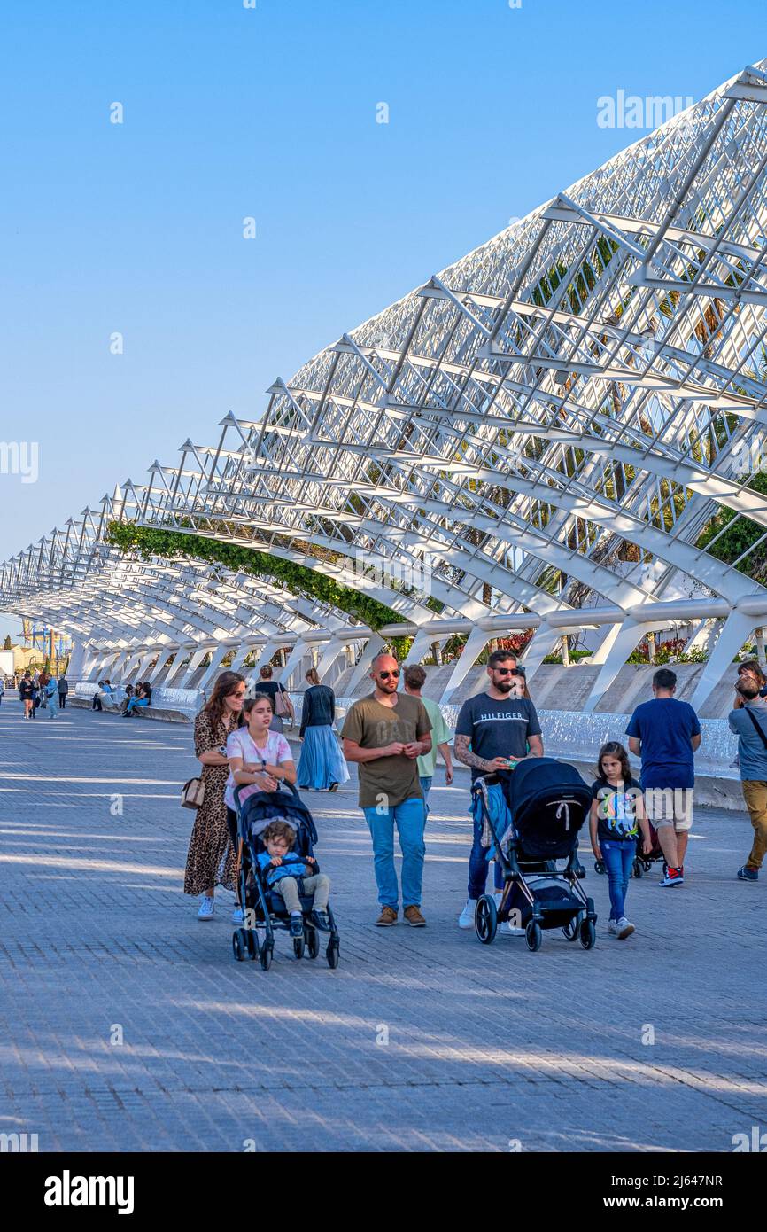 Tägliches Leben in Valencia, Spanien, 2022 Stockfoto