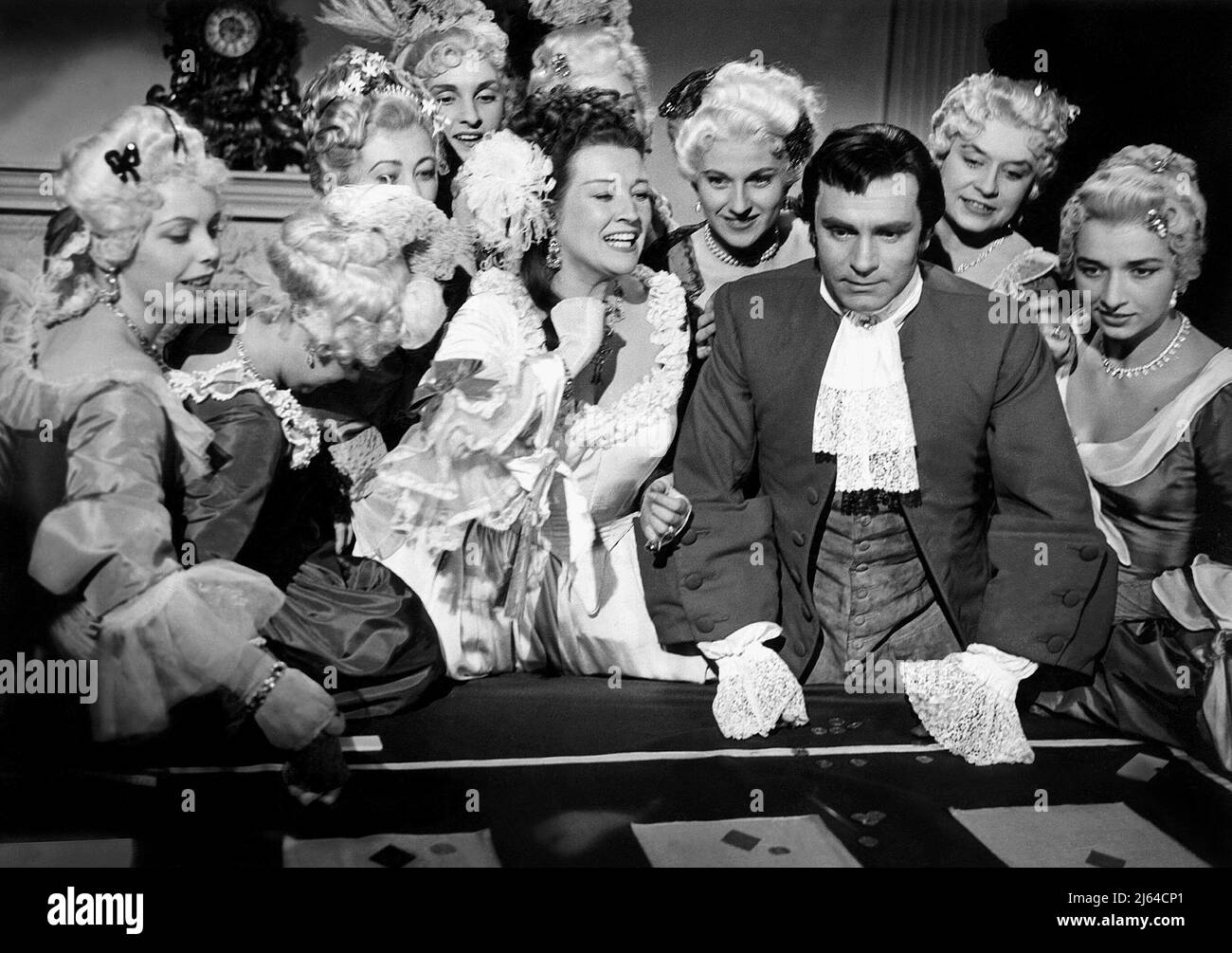 LAURENCE OLIVIER, THE BETTLER'S OPERA, 1953 Stockfoto