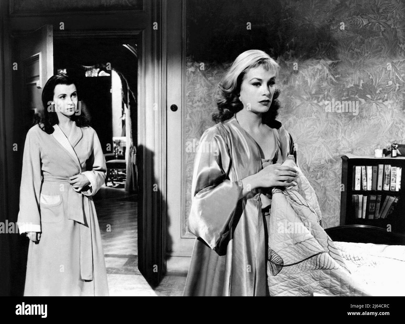 CLAIRE BLOOM, HILDEGARD KNEF, DER MANN ZWISCHEN DEN BEIDEN, 1953 Stockfoto