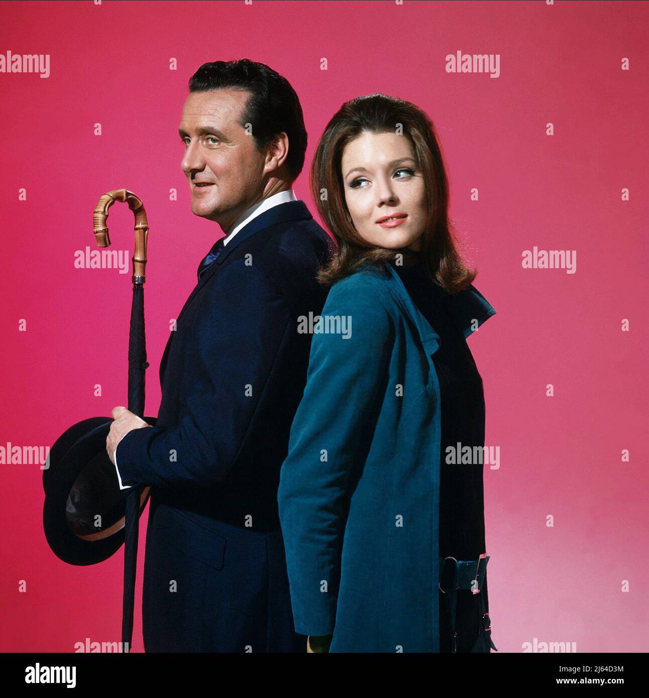 MACNEE, RIGG, THE AVENGERS, 1967 Stockfoto