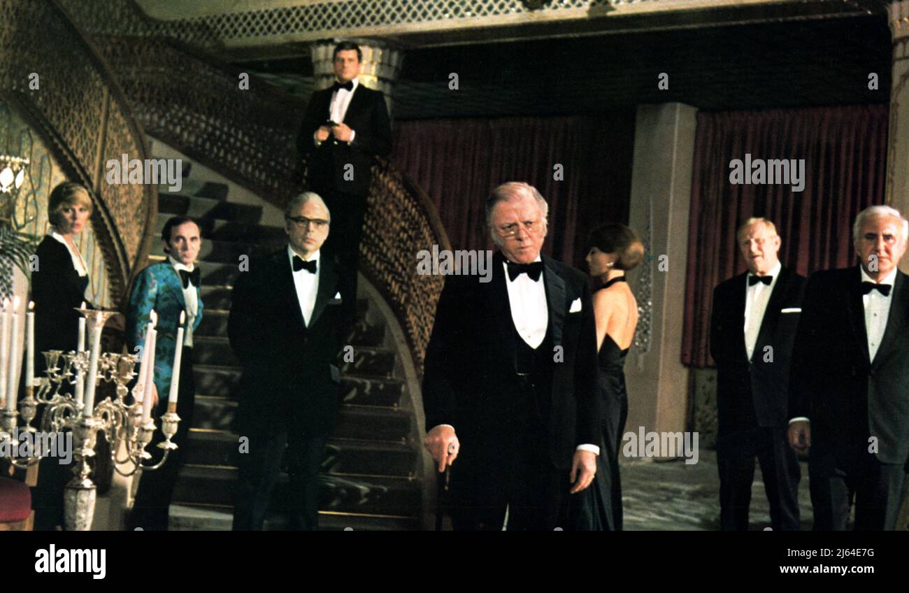 SOMMER,AZNAVOUR,LOM,REED,ATTENBOROUGH,AUDRAN,FROBE,CELI, TEN LITTLE INDIANS, 1974 Stockfoto