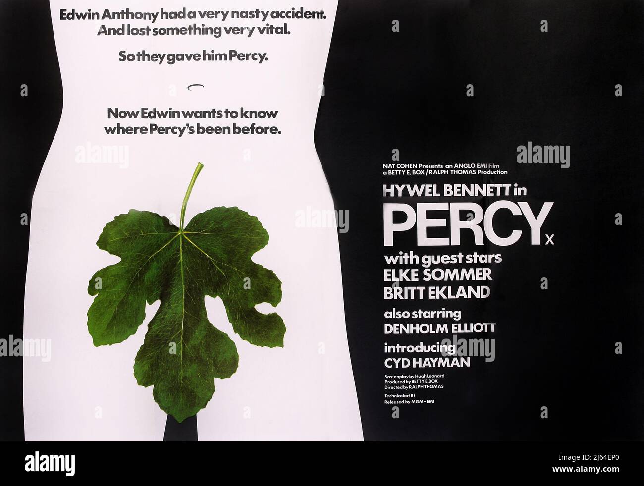 FILMPOSTER, PERCY, 1971 Stockfoto