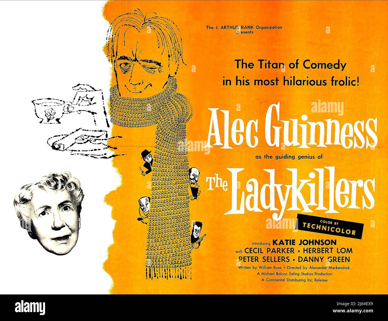 FILMPLAKAT, THE LADYKILLERS, 1955 Stockfoto