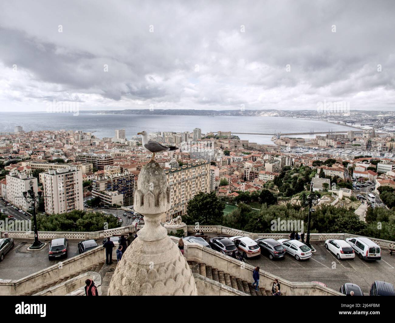 Landschaft in Marseille Stockfoto