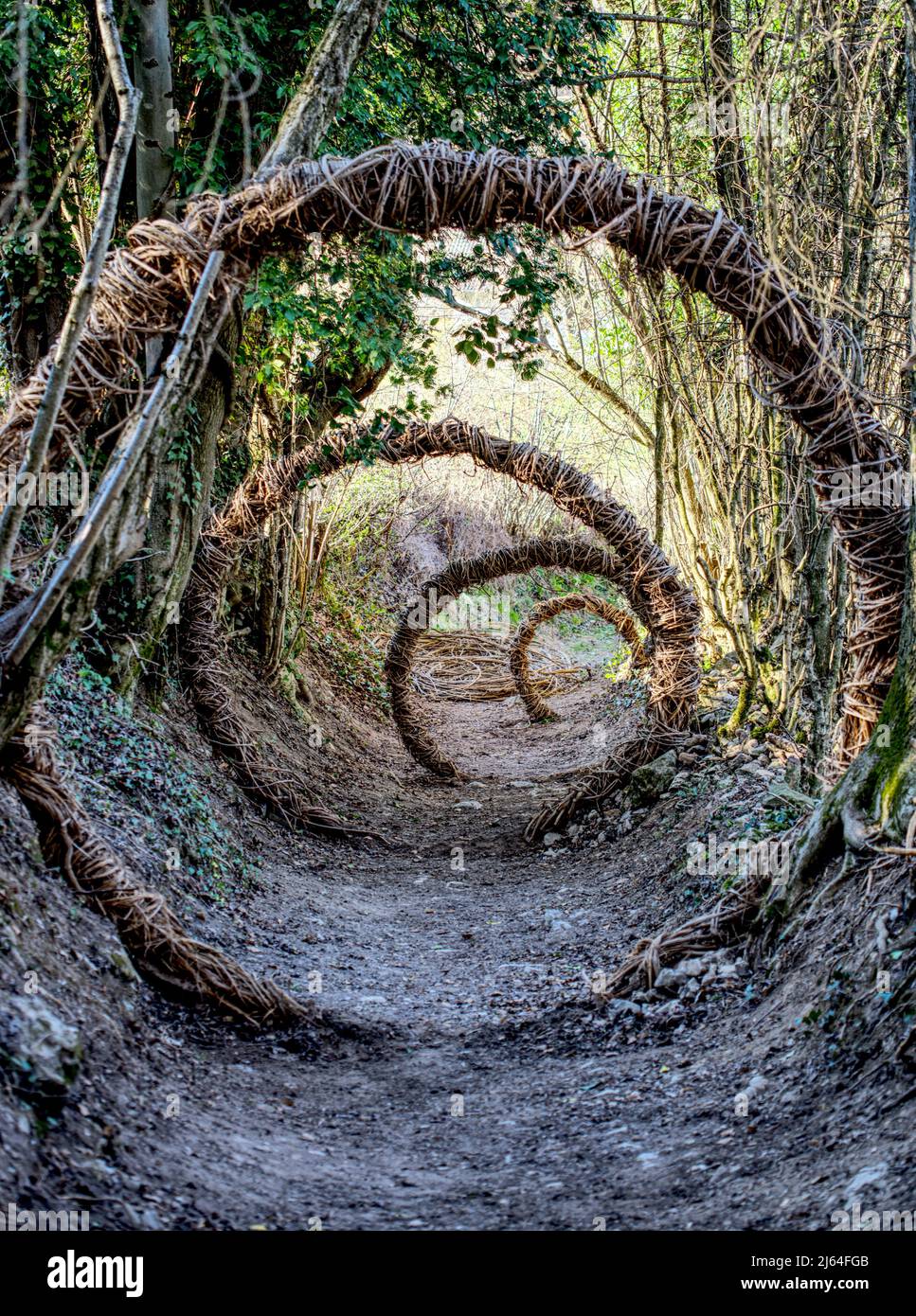 Il Sentiero dei Savanot Stockfoto