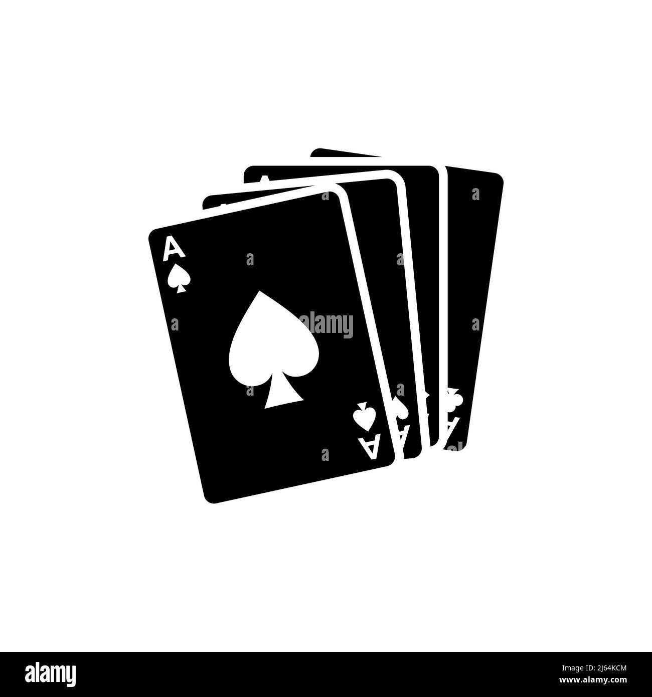 Bridg Kartenspiel Vektor Logo Design Stock Vektor