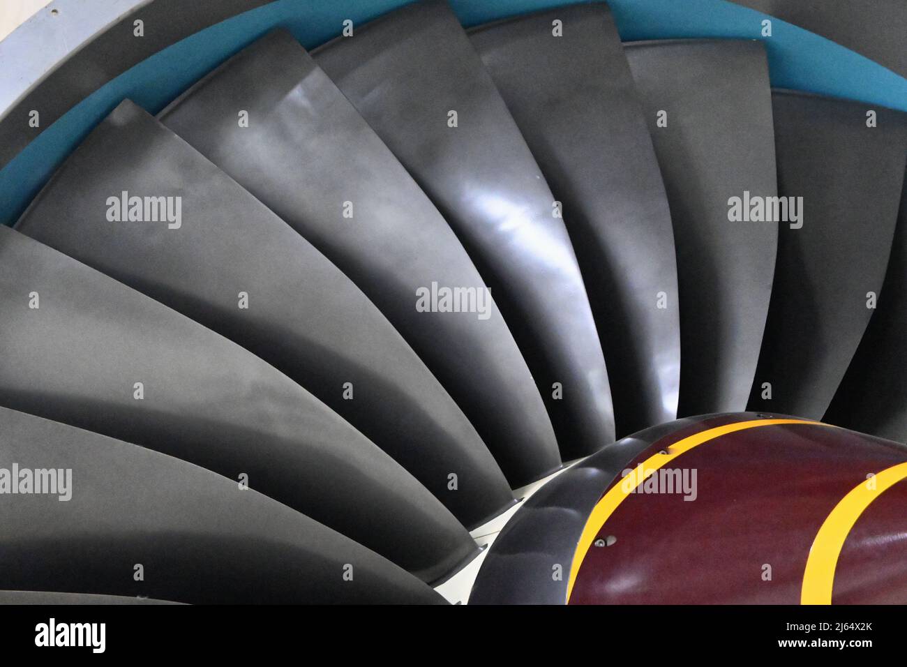 Rollt royce Trent 800 Turbofan-Strahlmotor Stockfoto