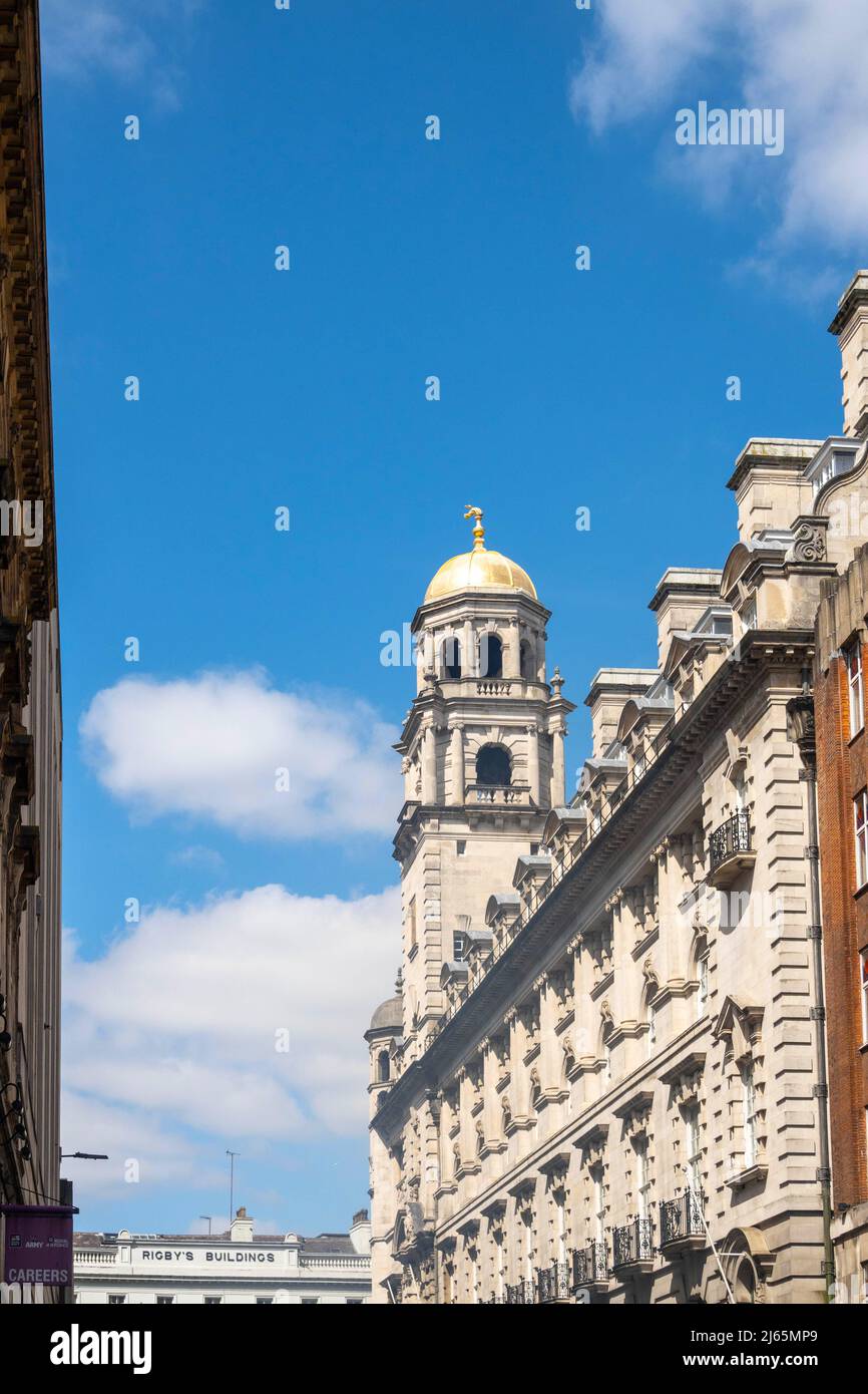 Das Royal Insurance Building, das jetzt als Aloft Hotel in Liverpool gelistet ist Stockfoto