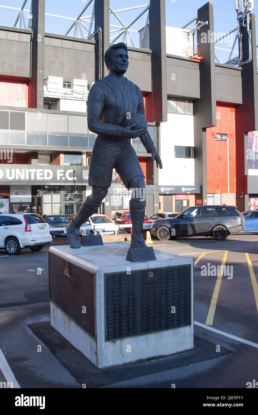 Das Fußballstadion von Sheffield United, Bramall Lane in Sheffield, Yorkshire in Großbritannien Stockfoto