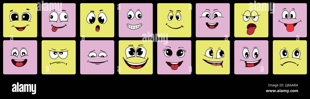 Smiley emoticon facial expression wink Stock-Vektorgrafiken kaufen ...