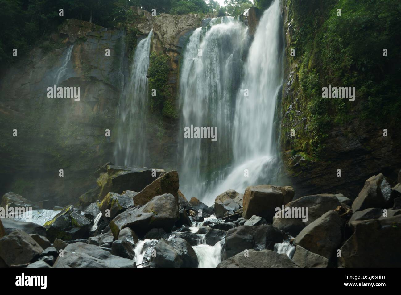 Nauyaca Wasserfall in Costa Rica bei Uvita Stockfoto