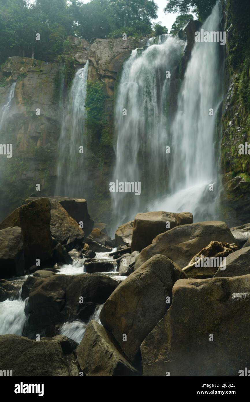 Nauyaca Wasserfall in Costa Rica bei Uvita Stockfoto