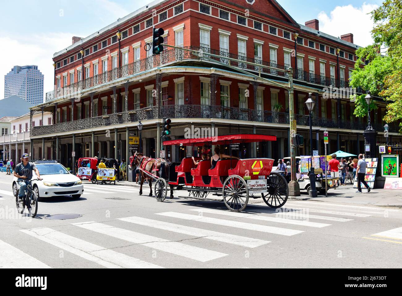 French Quarter, New Orleans, Louisiana Stockfoto