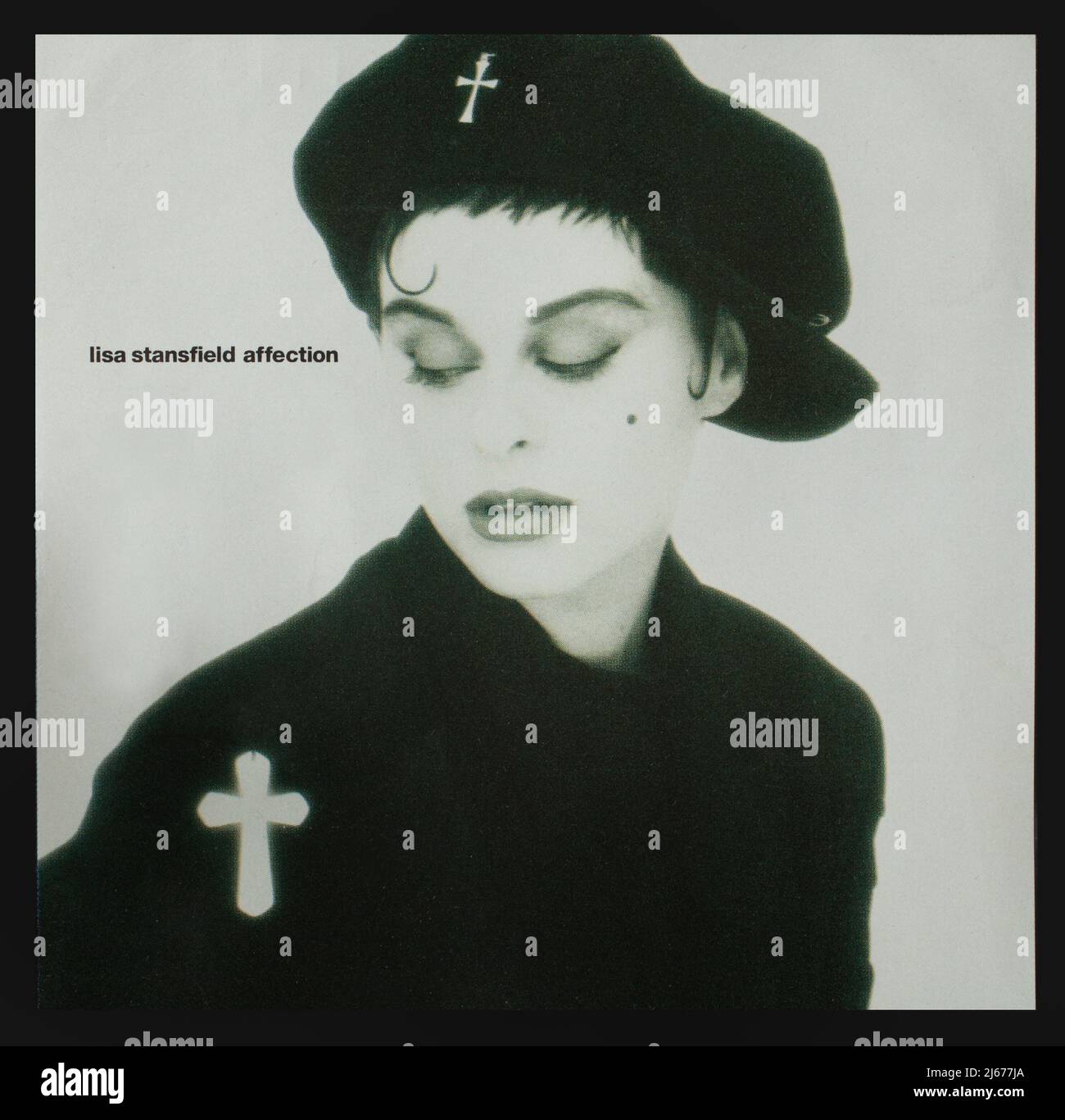 Das CD-Album Cover To Affection von Lisa Stansfield Stockfoto