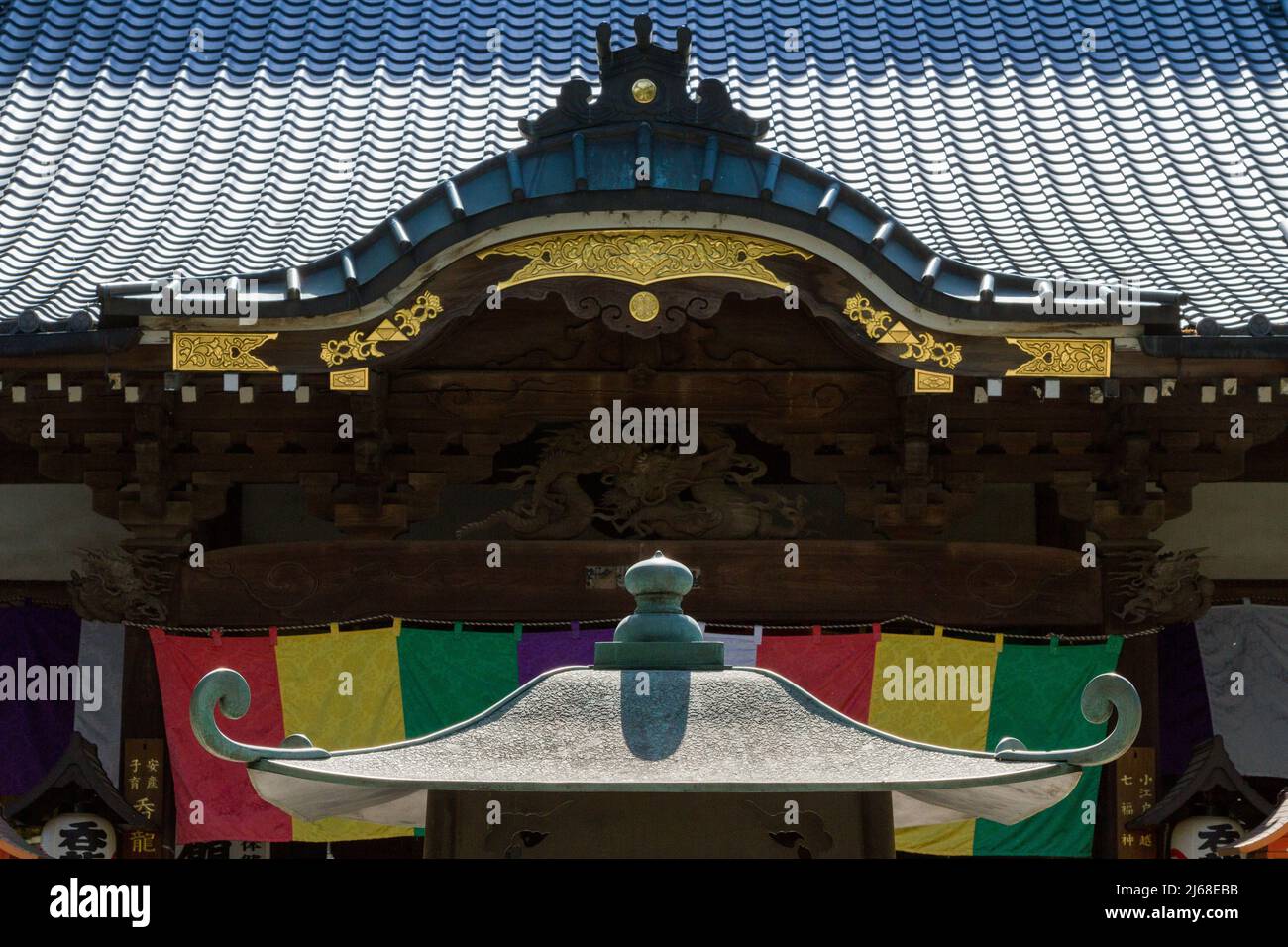 Detail image of Hikawa Shrine in Kawagoe, Saitama, Japan. Stockfoto