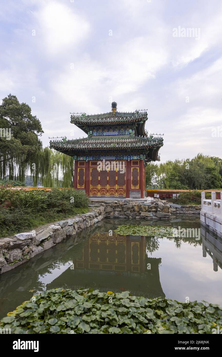 Beijing beihai Park kleine südöstliche Ecke des Westplatzes Stockfoto