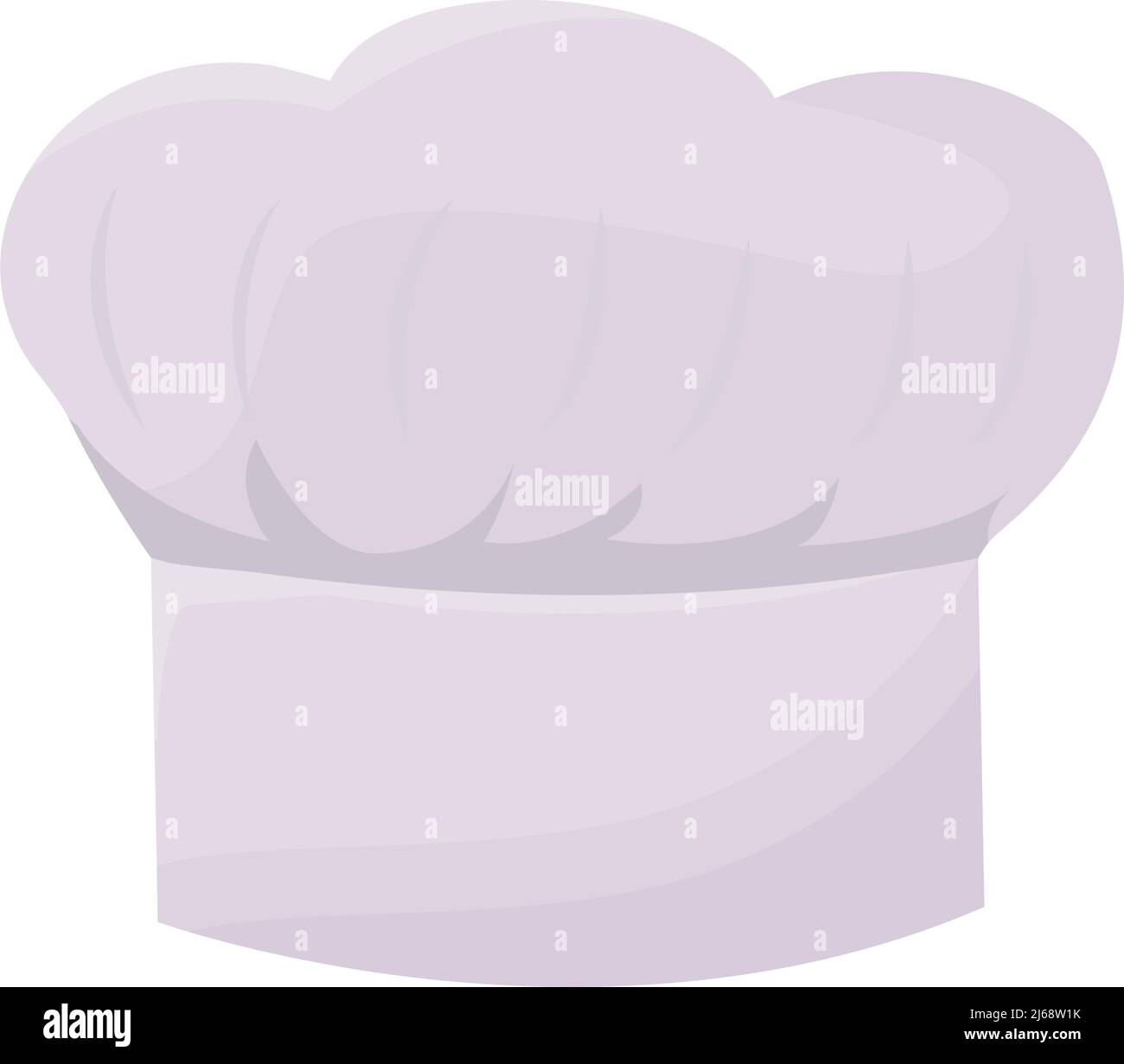 Chef Hut semi flach Farbe Vektor Objekt Stock Vektor