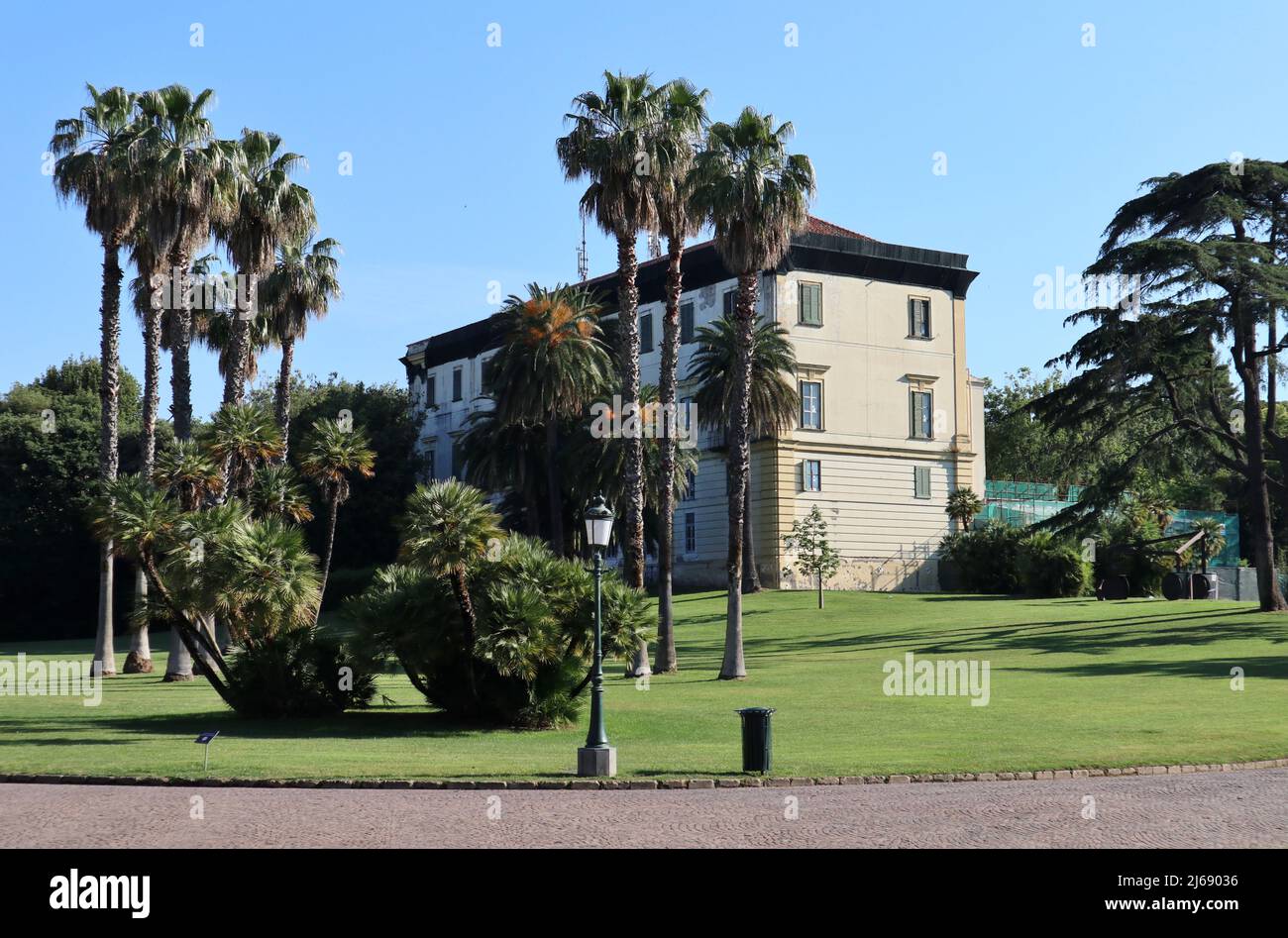 Napoli - Palazzo dei Principi nel Parco di Capodimonte Stockfoto