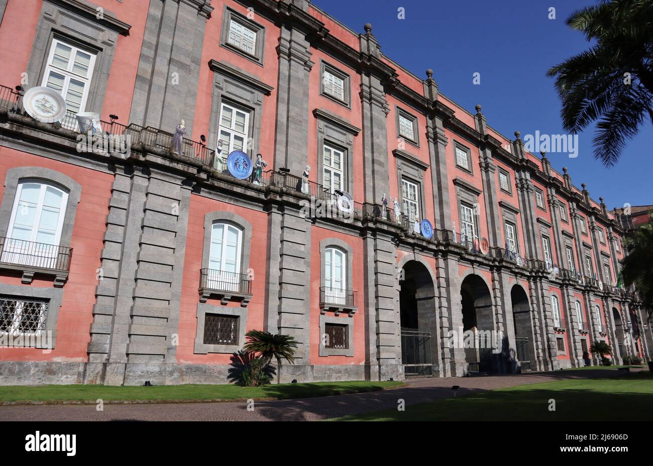 Napoli - Scorcio del Museo di Capodimonte Stockfoto