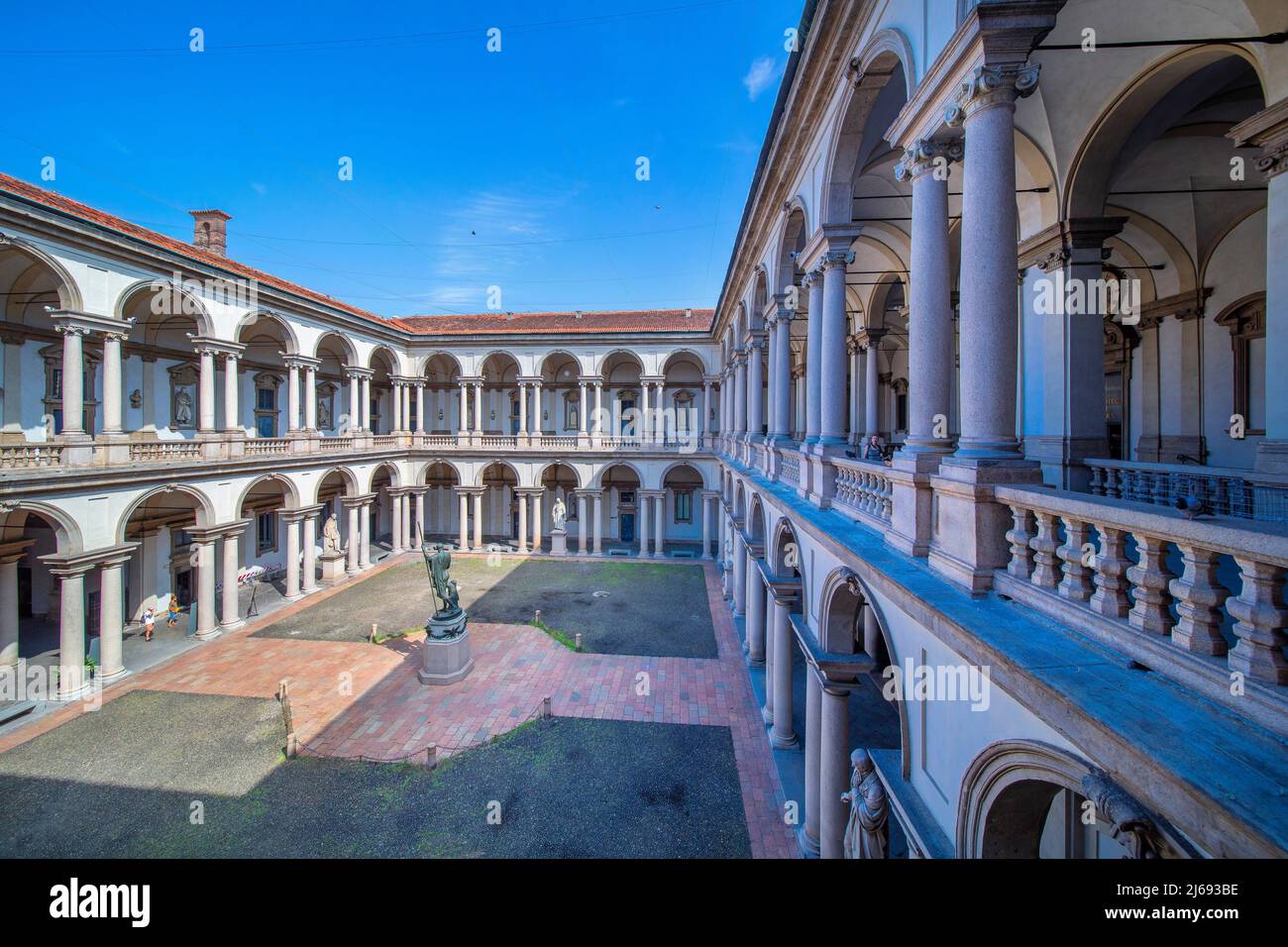 Akademie Brera, Bibliothek Braidense, Mailand (Mailand), Lombardei (Lombardei), Italien Stockfoto